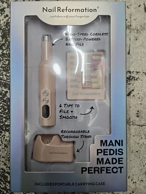 Lima de uñas alta velocidad sin cable alimentada por batería 6 puntas para limar Foto 1 de 4