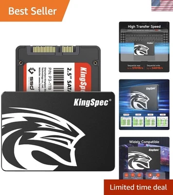 Durable 512GB 2.5-Inch SATA III SSD - Ideal for Gaming & Multimedia Upgrades - Image 1 of 4