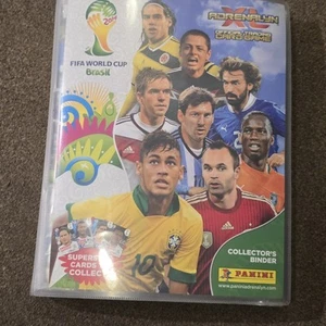 Carpeta coleccionable Panini Mundial Brasil 2014 Adrenalyn XL con tarjetas Brasil - Imagen 1 de 23