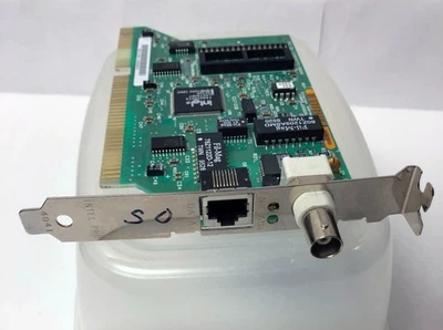 *Vintage* Intel 10 Base Network Interface Card ISA Slot, RJ-45 and BNC - Image 1 of 4
