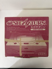 Sega Saturn HST-0014 Console Tested Working Japan Model Used 2 controllers 