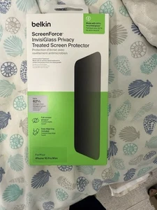 Belkin Privacy Screen Protector DIY Installation Kit iPhone 16 Pro Max - Photo 1 sur 3