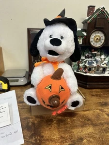Halloween Animado Peluche Cachorro Perro Canta “Bruja Está Muerta” Luces de Movimiento VIDEO - Imagen 1 de 4
