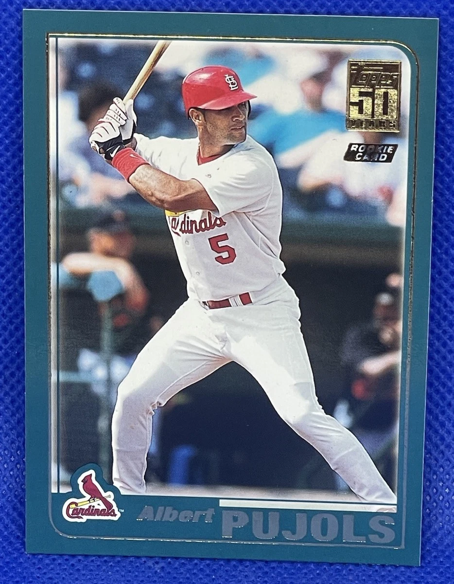 Toppps Albert Pujols Rookie Baseball Trading Cards & Accessories