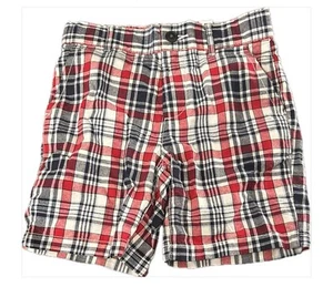 The Children Place Boys Short Plaid Adjustable Waist 4 Pockets Size 6 Brand New - Picture 1 of 7