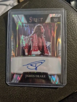2022 Panini Select WWE James Drake Jagger Reid NXT Auto Autograph Flash - Image 1 of 2