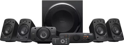 Logitech - Z906 5.1-Channel Satellite Surround Sound Speaker System (6-Piece)... - Image 1 of 4