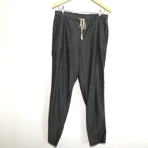 EILEEN FISHER Kordelzug Hose Damen Small Grau Tencel Baumwolle Jogginghose Tapered - Bild 1 von 13