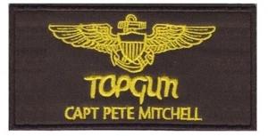 Top Gun Maverick Patch Pete Mitchell New Name Tag Squadron Patch - Imagen 1 de 3