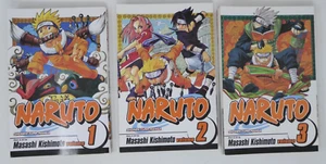 Naruto Shonen Jump Graphic Novel Volume 1 2 3 Manga Reads Right To Left Books - Picture 1 of 15
