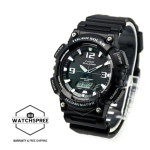 Reloj Casio Analógico Digital Resistente Solar Negro Resina Banda AQS810W-1A AQ-S810W-1A - Imagen 1 de 3