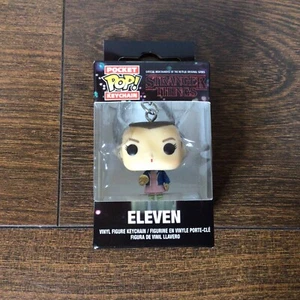 Stranger Things Eleven con huevo (sin peluca) Funko Pocket Pop Llavero NUEVO - Imagen 1 de 2
