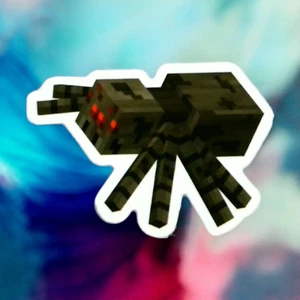 Pegatina Minecraft Creepy Crawly Spider brillante - Imagen 1 de 2