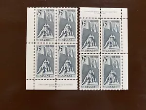 Canada Inscription Blocks - 1968 15c ARMISTICE(UT 486) Two(2) MNH Plate Blocks - Picture 1 of 1