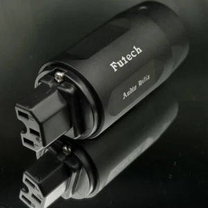 1x Pure copper Rhodium Plated IEC female AC Power Plug Connector - Picture 1 of 2