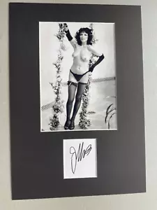 JOAN COLLINS sexy original signed Briefkarte/Passepartout 20x30 Autogramm - Bild 1 von 2