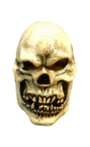 Halloween Biker Skull Face Evil Comic Villain Cosplay Latex Mask 1/2 Coverage - Picture 1 of 1
