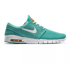 Nike SB Stefan Janoski Max 2015 - Suede - Hyper Jade - Size UK 11 (EU 46) US 12 - Picture 1 of 15