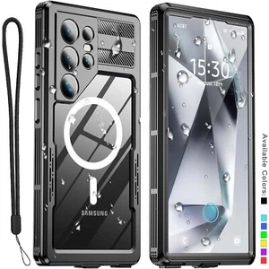 Waterproof Case For Samsung Galaxy S25 Ultra S25+ Shockproof Heavy Duty Cover - Photo 1 sur 16