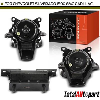 3x Montaje de motor y transmisión para Chevrolet Silverado 1500 2015-2018 GMC Foto 1 de 4