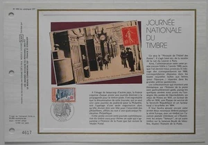 Blatt CEF 1. Tag 490 1979 Tag der Briefmarke Hôtel des Postes - Bild 1 von 1
