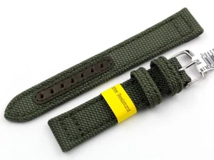 Novità Cinturino Cordura Verde Militare Ansa 18mm Verde Militare Impermeabile - Foto 1 di 4