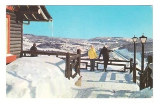 Postal cromada Les Laurentides, The Laurentians, Quebec vintage 1971 - Imagen 1 de 2