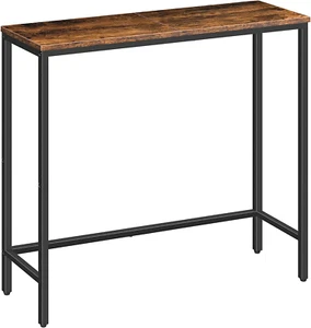 Narrow Console Table, 29.5" Small Entryway Table, Thin Sofa Table, Side Table, D - Picture 1 of 9