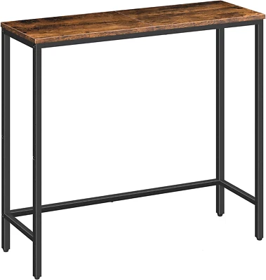 Narrow Console Table, 29.5" Small Entryway Table, Thin Sofa Table, Side Table, D - Image 1 of 4