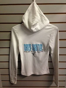 Bublz White Women's Small Dance Realities Long Sleeve Hooded T-Shirt (NW/OT) - Picture 1 of 4