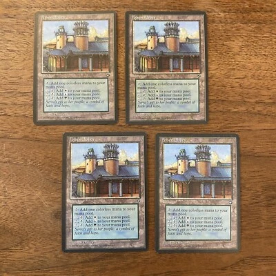 4x Aysen Abbey NM+ NEVER PLAYED MTG Homelands Magic x4 VINTAGE FREE SHIPPING - Image 1 of 2