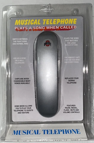 *NEW The Ohio State University Buckeyes Musical Telephone OSU Fight Song Ring Cover