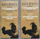 2 Flyers - Soul II Soul - 30th Anniversary Tour 2020 - Sydney - 9th July 2020 -