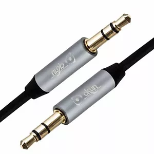 2M - 3.5mm Jack Headphone MP3 iPod PC Car GOLD Plug Aux Cable Audio Lead UK NEW - Picture 1 of 4