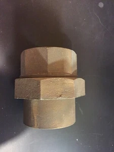 Nibco 3" Brass Sweat Union *New Old Stock* - Picture 1 of 4