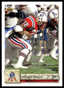 Leonard Russell 1992 cubierta superior #245 - Imagen 1 de 2