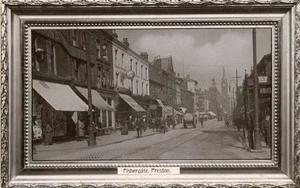 ECHTFOTO-POSTKARTE VON FISHERGATE, PRESTON, LANCASHIRE VON BRANCH SERIE - Bild 1 von 2
