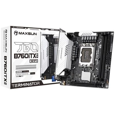 MAXSUN MS Terminator B760ITX D4 WIFI Intel Mini-ITX Motherboard - image 1 of 4