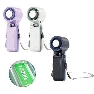 Portable 10000mAh Fan with 199 Adjustable Speeds for Travel Convenience - Photo 1/6