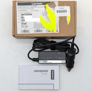 Lenovo OEM 65W USB-C DC Travel Adapter (40AK0065WW) Black - Picture 1 of 4