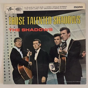 THE SHADOWS " THOSE TALENTED SHADOWS" UK EDITION EP - Picture 1 of 4