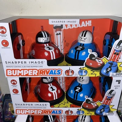 Sharper Image *NEW* Road Rage Speed Bumpers Remote Control Ejecting Bumper Cars - Image 1 of 2