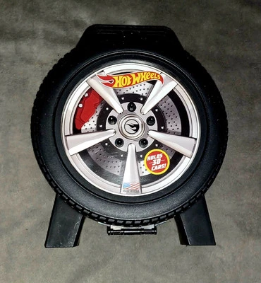 HOT WHEELS 30 CAR ESTUCHE DE TRANSPORTE DE ALMACENAMIENTO DE ALTA RESISTENCIA con MANGO TARA TOY #20385 2021 Foto 1 de 4