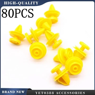 80 Pcs Trim Panel Retainer Clip For Peugeot Citroen 6991S9 For Jaguar C2D5807 - Imagem 1 de 4