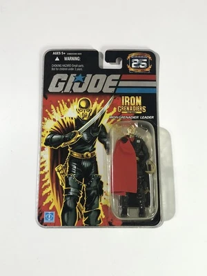Figura GI Joe 25 Aniversario Destro Iron Grenadier Leader 3.75" Foto 1 de 4