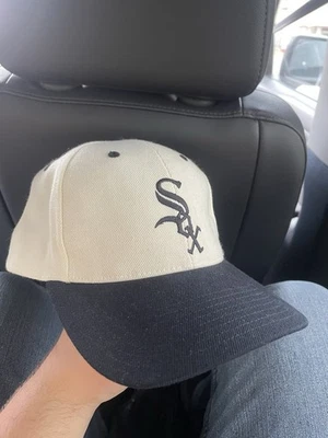 Vintage MLB Authentic Twins Enterprise White Sox Fitted Hat - Image 1 of 4