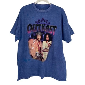 Camiseta Oficial Merch Outkast Azul Lavado Ácido Talla XL NUEVA SIN ETIQUETAS - Imagen 1 de 9
