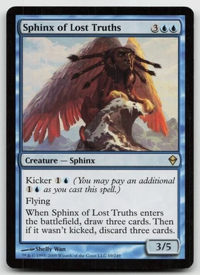 MTG Sphinx of Lost Truths R Zendikar 69 LP - Image 1 of 2