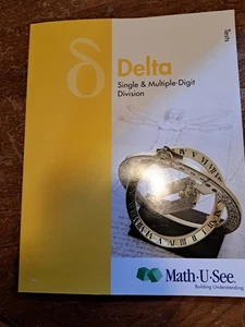 Math U See Delta single & Multiple Digit Division Test Book NEW - Picture 1 of 2