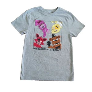 Youth Boy's XL (14/16) Five Nights at Freddy's Cotton Blend T-SHIRT EC Free Ship - Picture 1 of 4